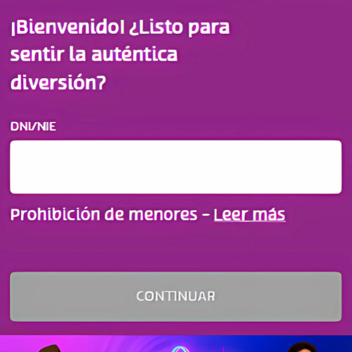 Instrucción Empieza a crear una cuenta